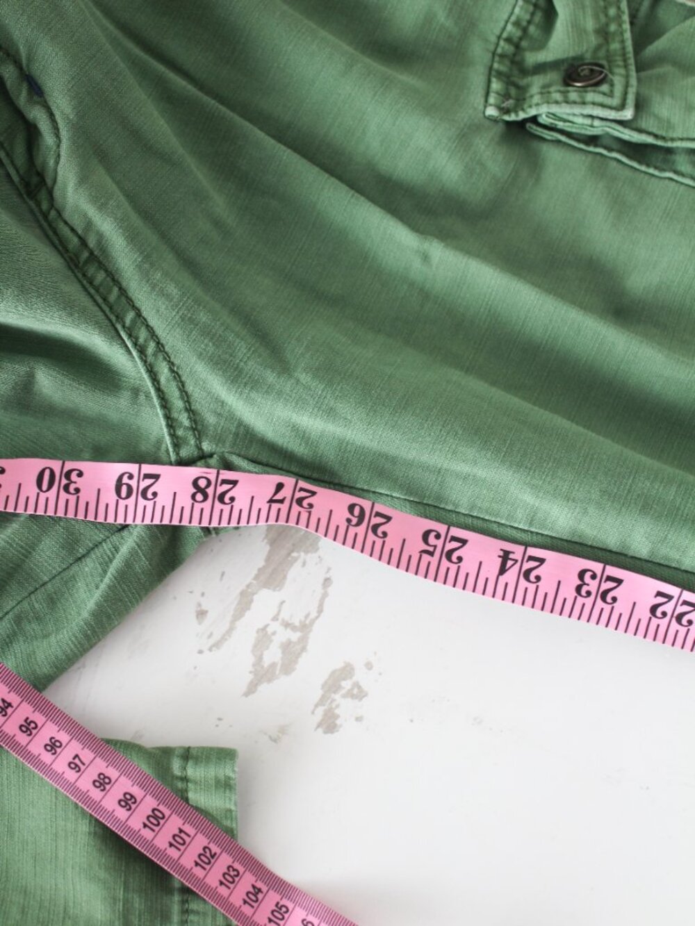 Anthropologie x Pilcro Utility Cargo Pants in Green - Size 29 GUC - Picture 10 of 11
